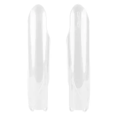 Etuputkensuojat Polisport , Valkoinen, YZ125/250, YZF250/450 - Motocross Muoviosat - 4663 - 1